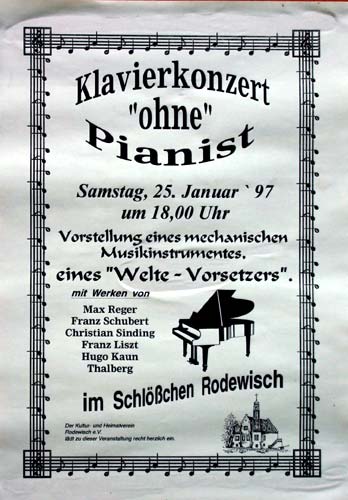 Klavier ohne Pianist